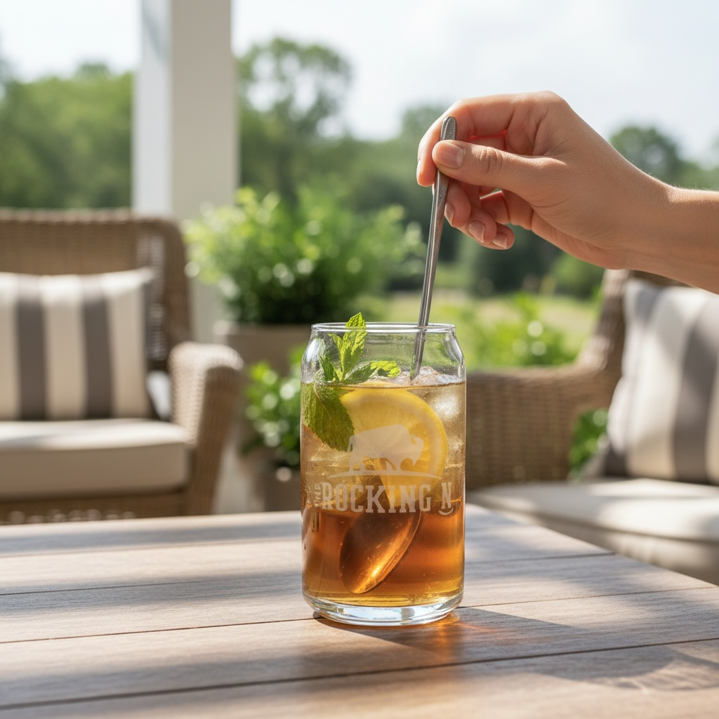 Beer Can Style Glass