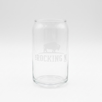 Beer Can Style Glass